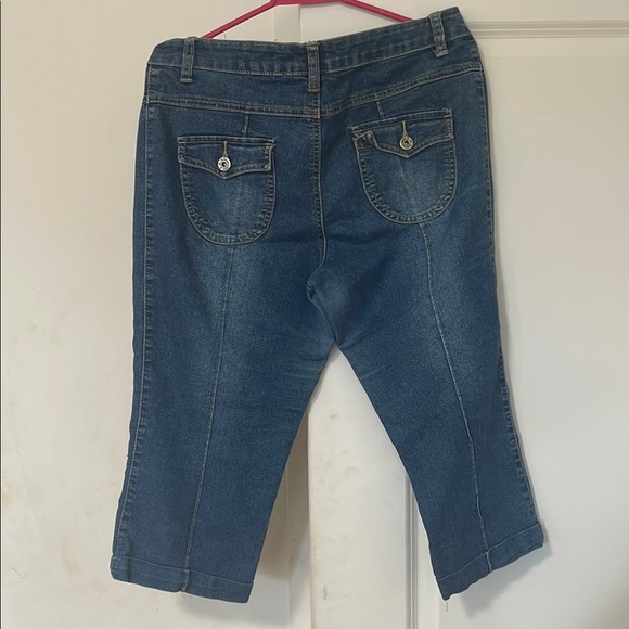 Women's Blue Denim Jeans - Picture 2 of 2